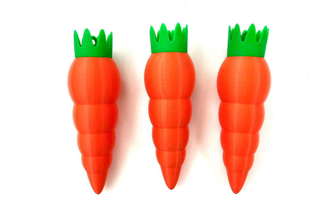 Carrot-Container, 3D-gedruckt